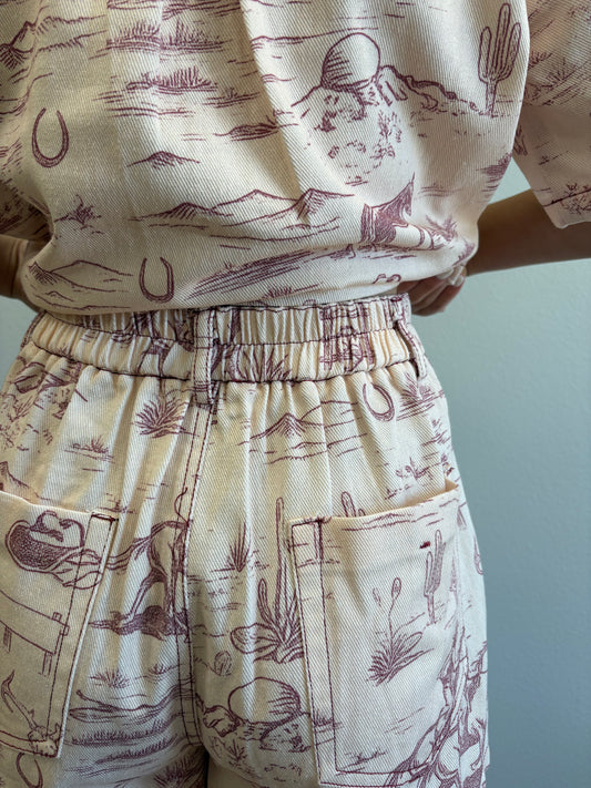 Cheyenne Western Print Skort