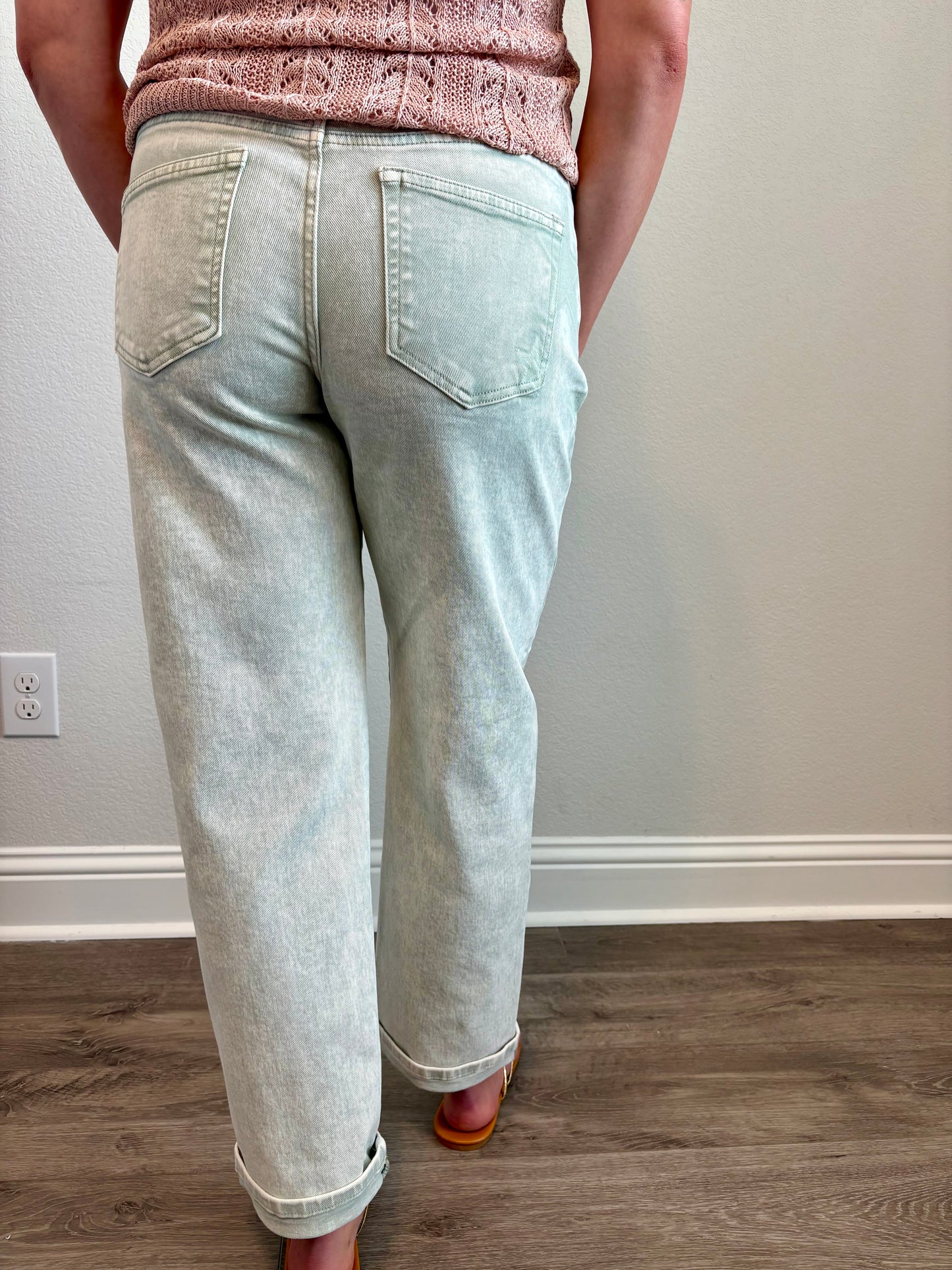 Pistachio Star Jeans