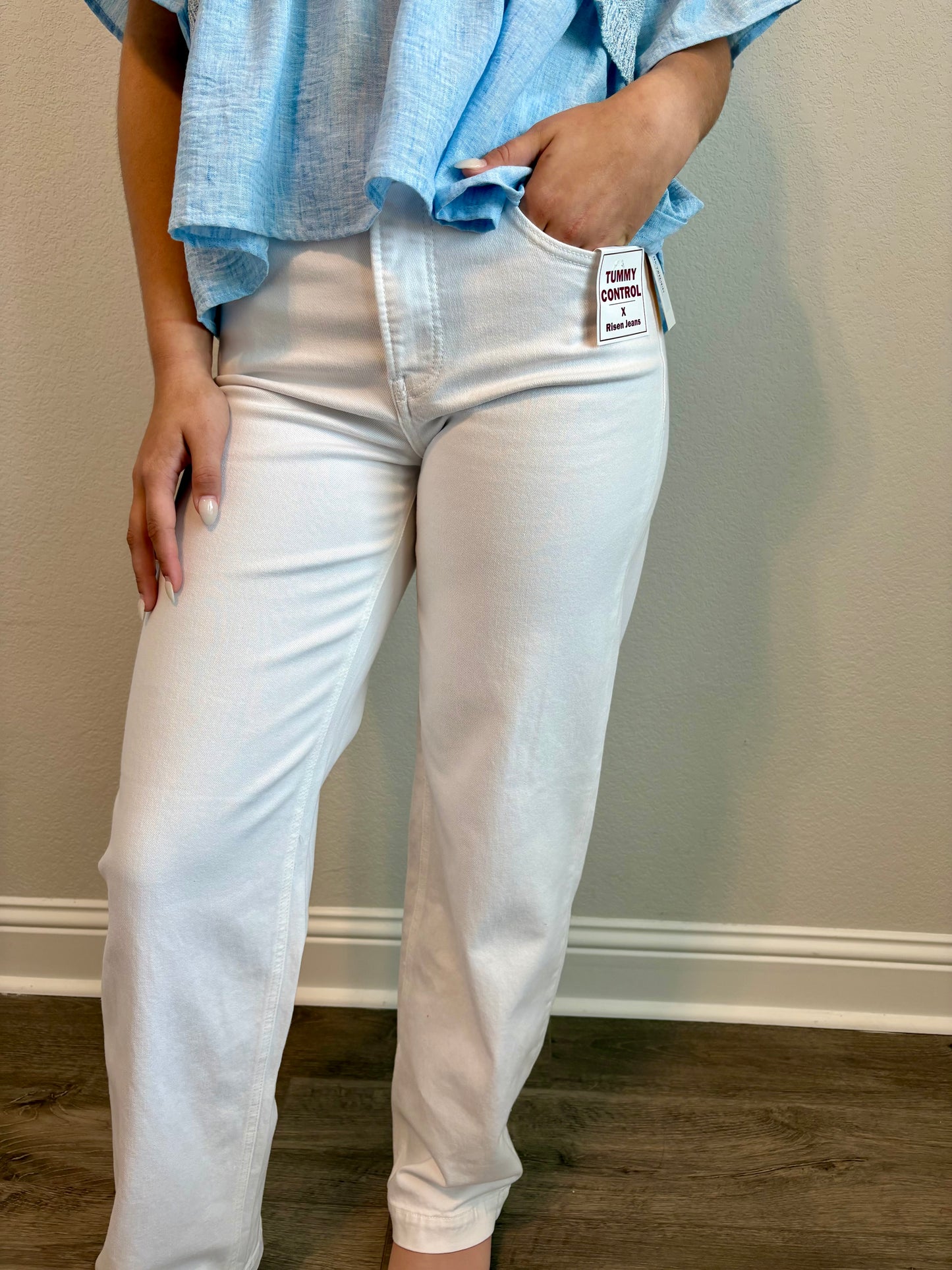 White Wide Leg Jeans