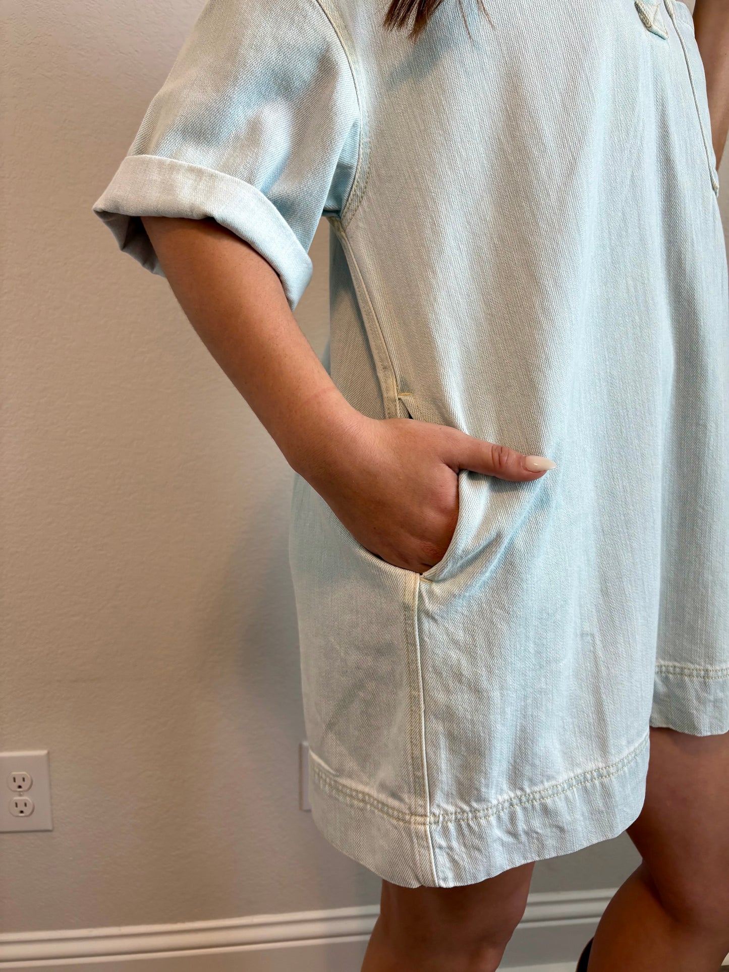 Sadie Denim Shirt Dress