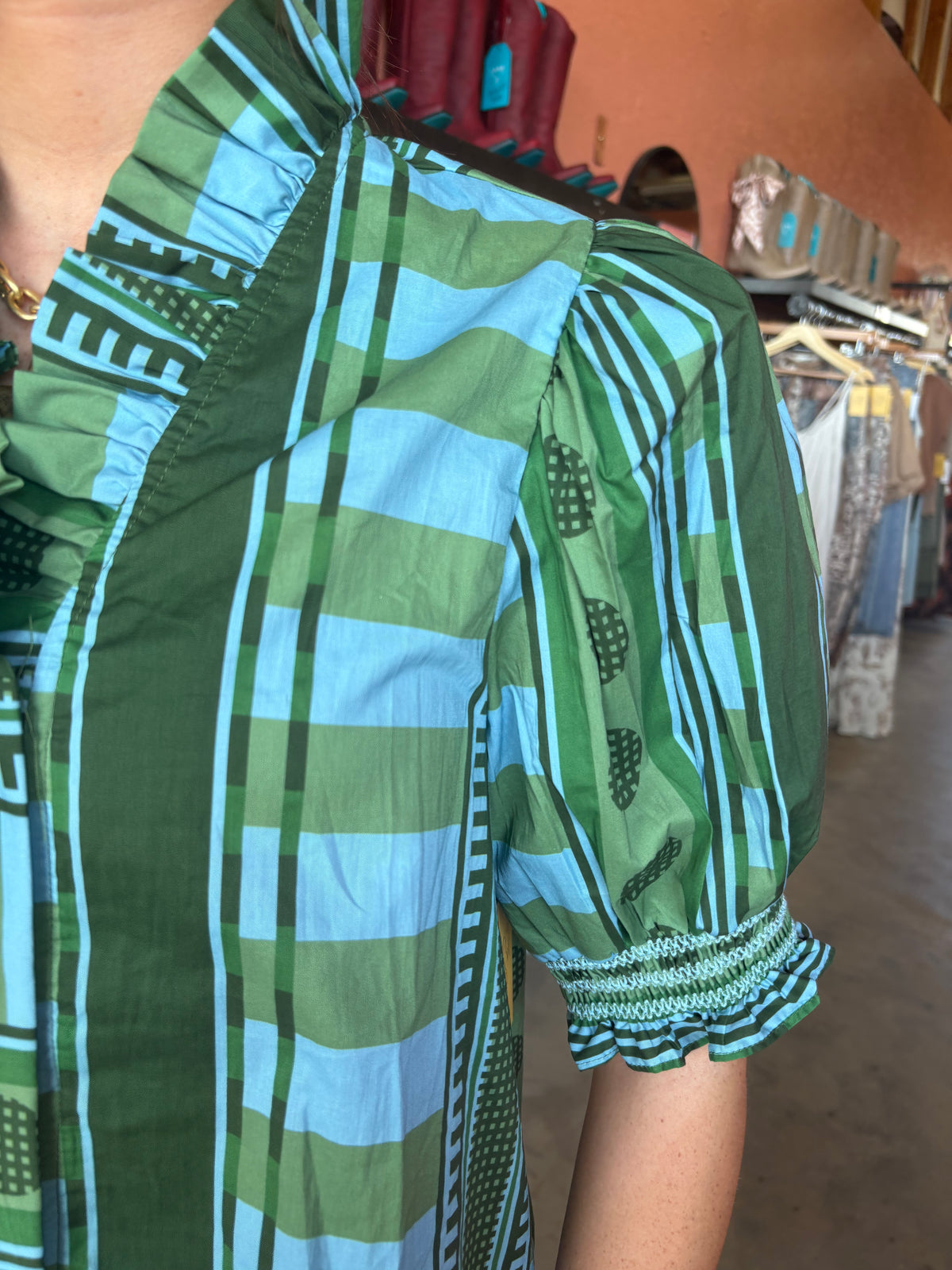 Elara Print Blouse