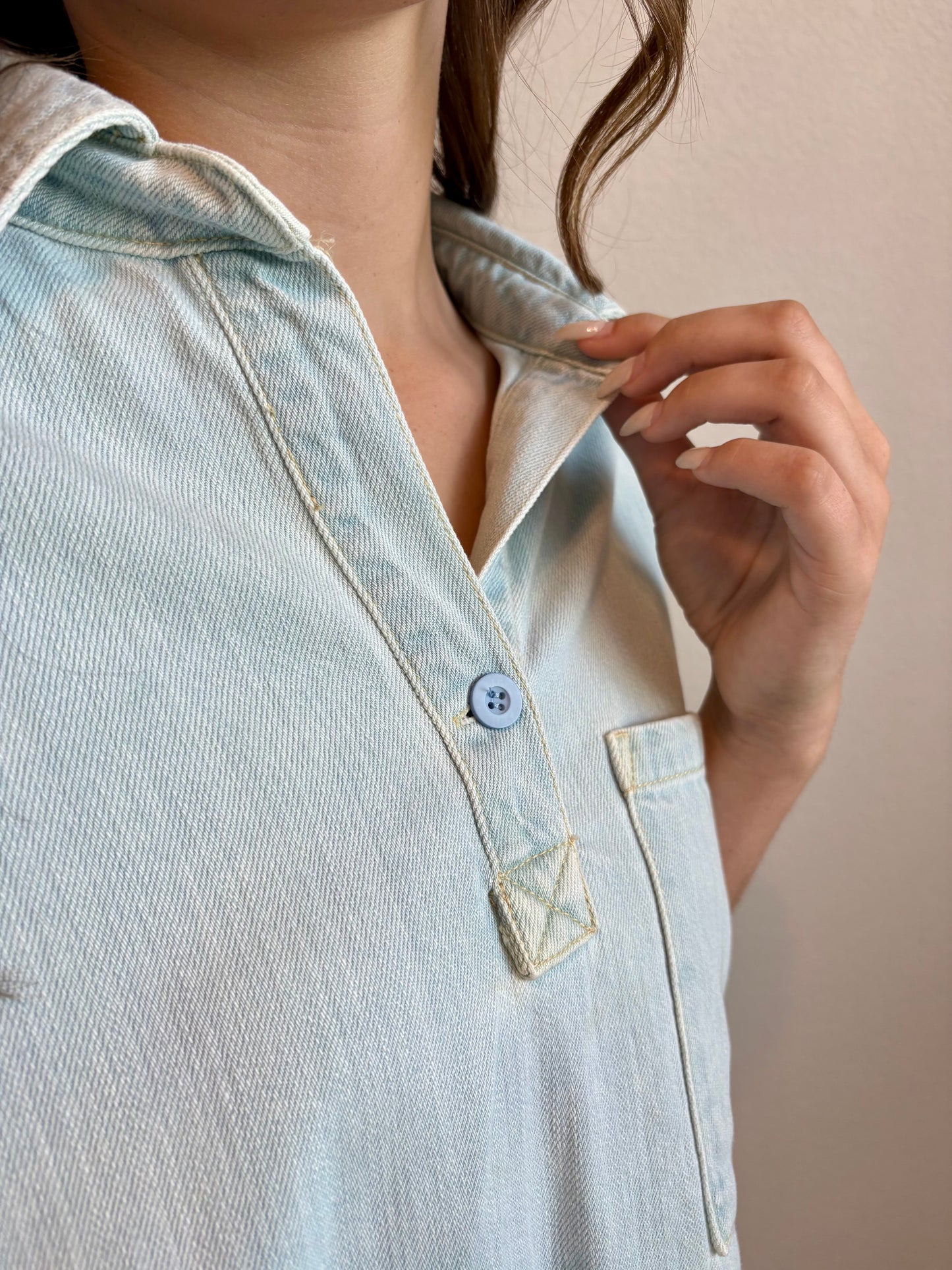 Sadie Denim Shirt Dress