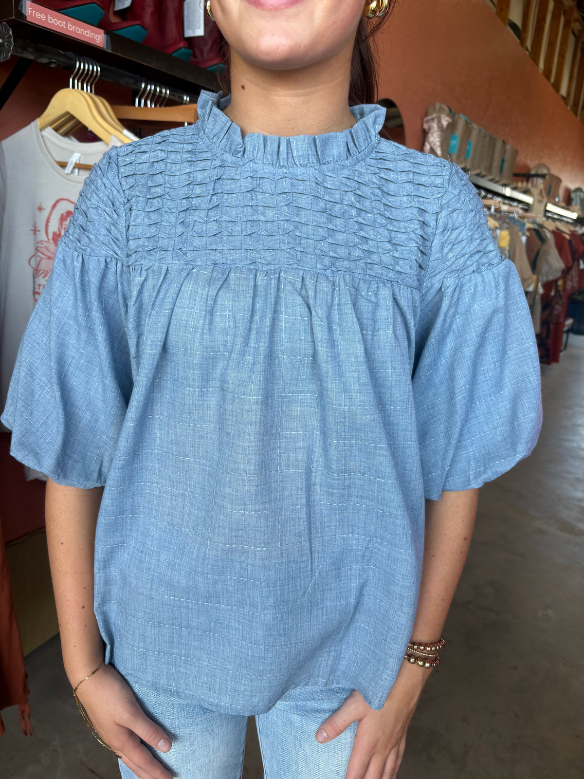 Rosalie Pintuck Top