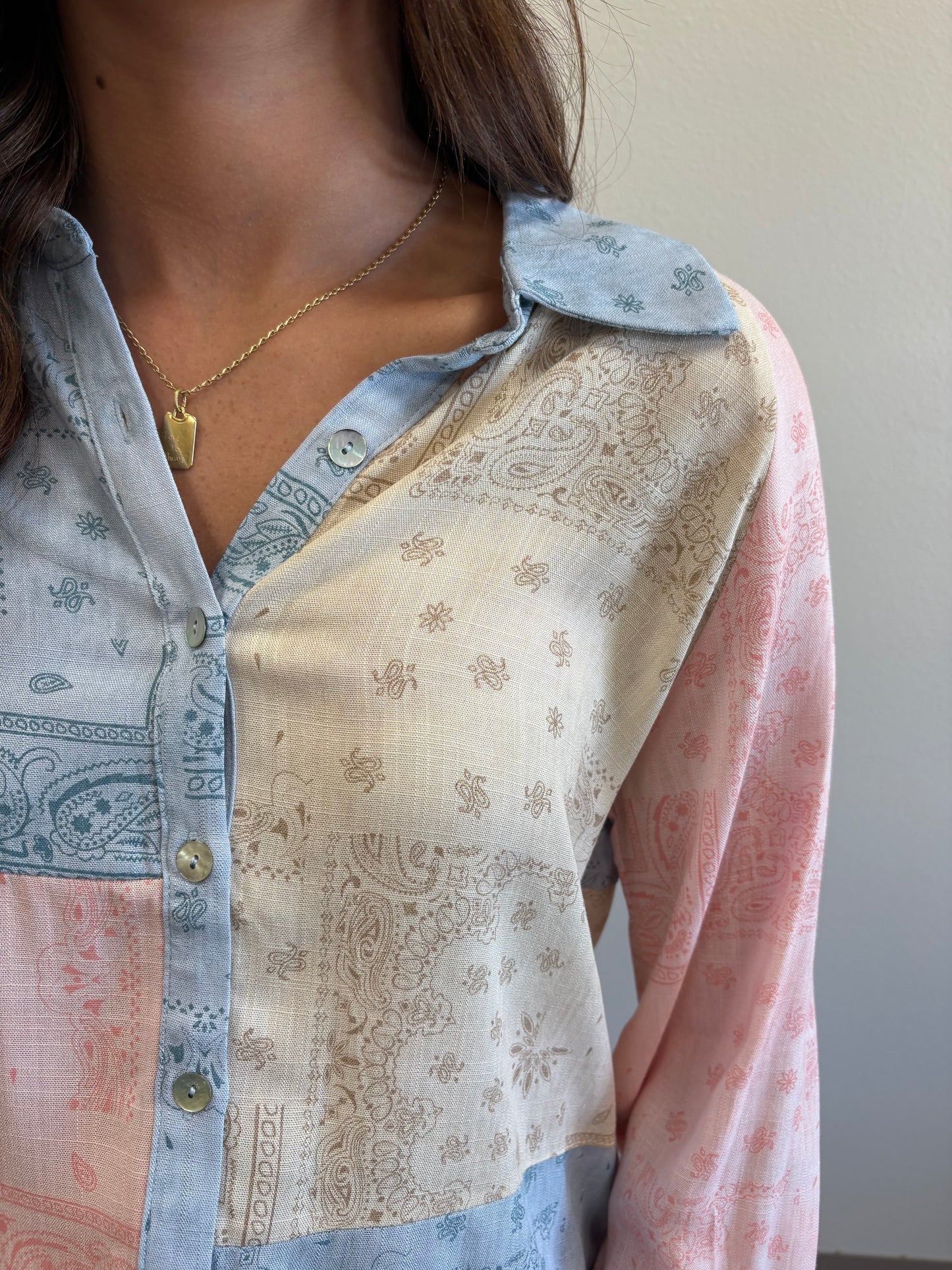 Maisie Patchwork Top