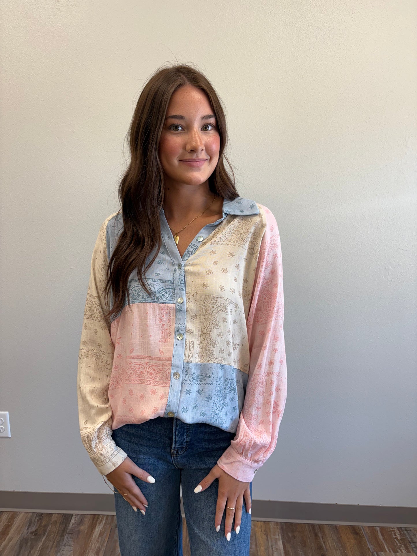 Maisie Patchwork Top