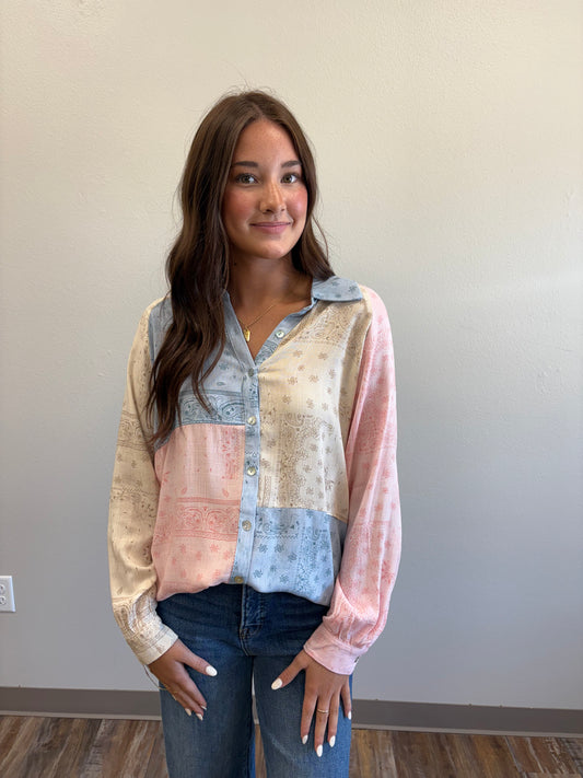 Maisie Patchwork Top