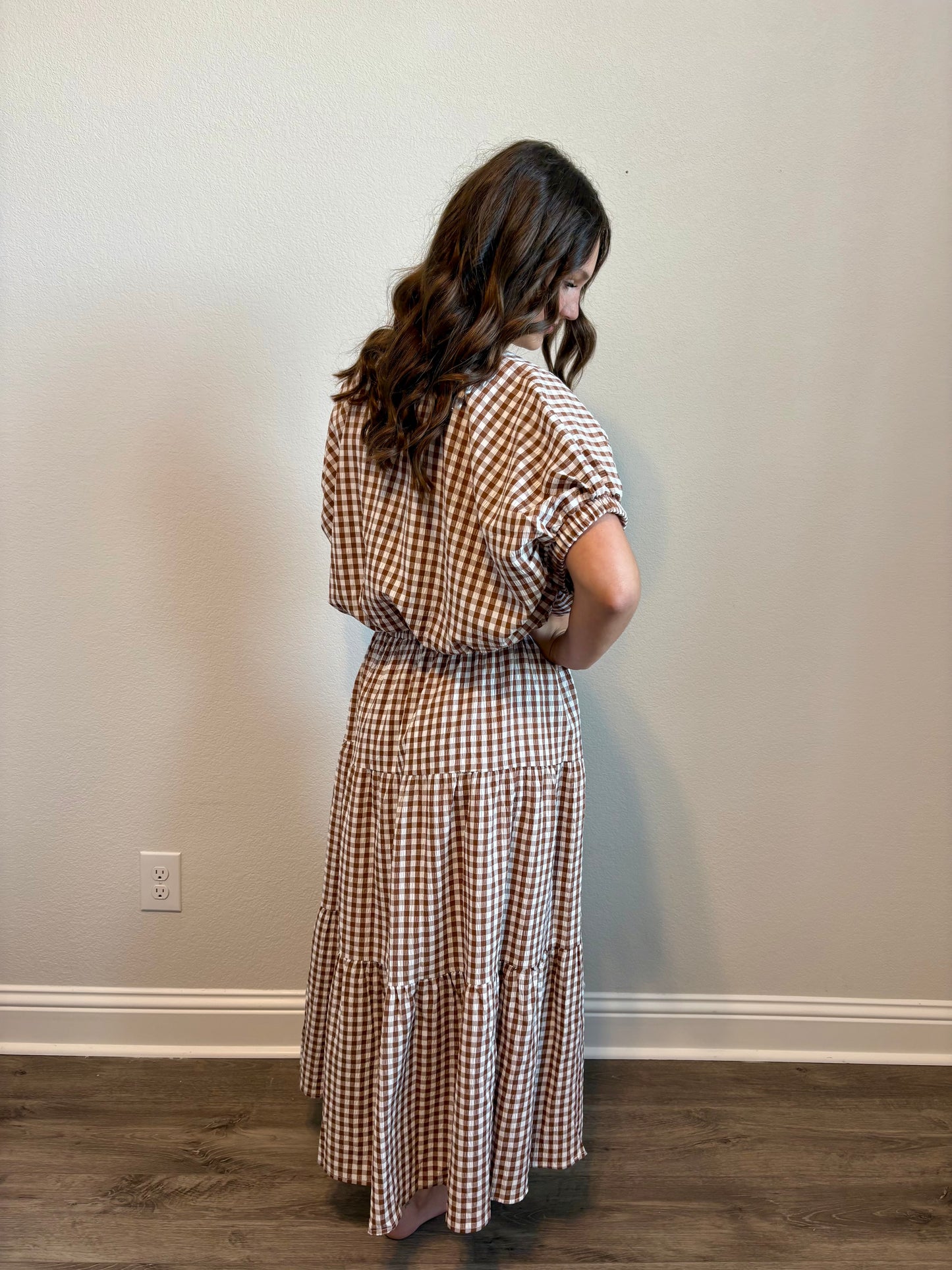 Camille Gingham Skirt