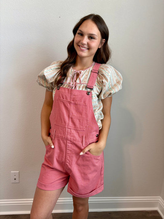 Presley Short Overalls