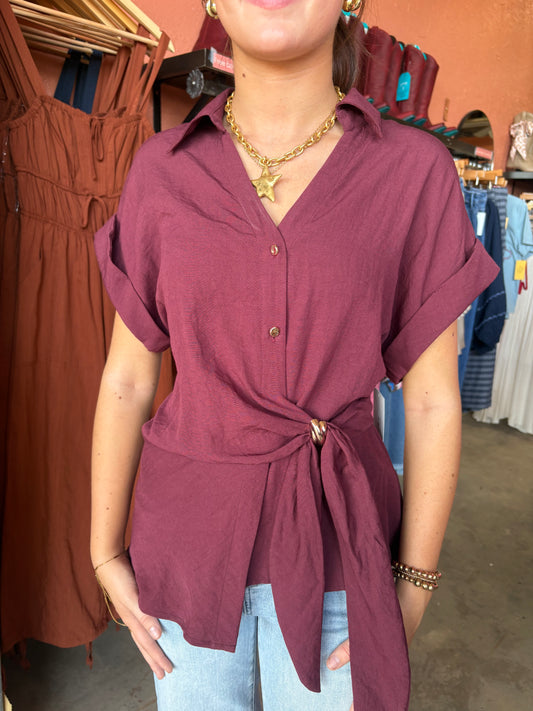 Autumn Knot Blouse